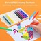 12-Color Tempera Paint Sticks – Washable, Quick-Drying, No-Mess, Ideal for Artists & Stocking Stuffers
